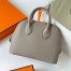 Hermes Bolide 1923 Mini Handmade Bag In Gris Asphalt Evercolor Calfskin