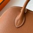 Hermes Bolide 1923 Mini Handmade Bag In Gold Evercolor Calfskin 