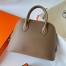 Hermes Bolide 1923 25 Handmade Bag In Taupe Epsom Calfskin 