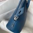 Hermes Bolide 1923 25 Handmade Bag In Deep Blue Evercolor Calfskin