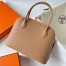 Hermes Bolide 1923 27 Handmade Bag In Chai Epsom Calfskin