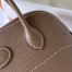 Hermes Bolide 1923 27 Handmade Bag In Taupe Epsom Calfskin
