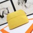 Hermes Medium Bolide Travel Case In Yellow Cotton