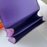 Hermes Constance 18 Handmade Bag In Purple Shiny Alligator Leather