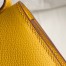 Hermes Constance 18 Handmade Bag In Jaune Ambre Epsom Calfskin