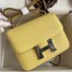 Hermes Constance 18 Handmade Bag In Jaune Poussin Epsom Calfskin