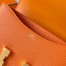 Hermes Constance 18 Handmade Bag In Orange Epsom Calfskin
