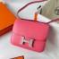 Hermes Constance 18 Handmade Bag In Rose Lipstick Evercolor Calfskin