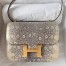 Hermes Constance 18 Handmade Bag In Natural Lizard Skin 