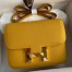 Hermes Constance 24 Handmade Bag In Jaune Ambre Epsom Calfskin