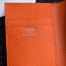 Hermes MC² Euclide Card Holder In Orange Epsom Leather