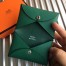 Hermes Green Epsom Calvi Card Holder
