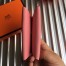  Hermes Pink Epsom Calvi Card Holder