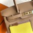 Hermes Colormatic Birkin 30 Bag in Chai, Yelow and Blue Swift Leather