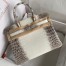 Hermes Diamond Birkin 30cm Bag In Himalaya Niloticus Crocodile Skin