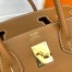 Hermes Birkin 30 Sellier Handmade Bag In Gold Epsom Calfskin