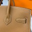 Hermes Birkin 30 Sellier Handmade Bag In Gold Epsom Calfskin