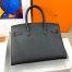 Hermes Birkin 30 Sellier Handmade Bag In Black Epsom Calfskin