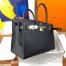 Hermes Birkin 30 Sellier Handmade Bag In Black Epsom Calfskin