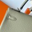 Hermes Kelly Retourne 25 Handmade Bag In Sauge Clemence Leather