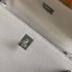 Hermes Kelly Sellier 25 Handmade Bag In Mauve Pale Epsom Calfskin 