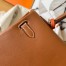 Hermes Kelly Retourne 25 Handmade Bag In Gold Swift Calfskin