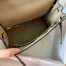 Hermes Kelly Retourne 25 Handmade Bag In Grey Swift Calfskin