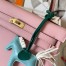 Hermes Kelly Retourne 25 Handmade Bag In Pink Swift Calfskin