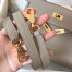 Hermes Kelly Retourne 28 Handmade Bag In Tourterelle Clemence Leather