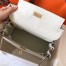 Hermes Kelly Retourne 28 Handmade Bag In Craie Swift Calfskin