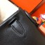 Hermes Kelly Retourne 28 Handmade Bag In Black Swift Calfskin