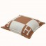 Hermes Camel Small Avalon Pillow