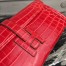 Hermes Jige Elan 29 Clutch In Red Crocodile Leather