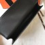 Hermes Jige Elan 29 Clutch Bag In Black Epsom Leather