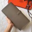 Hermes Jige Elan 29 Clutch Bag In Taupe Epsom Leather