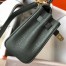 Hermes Mini Kelly 20cm Bag In Canopee Clemence Leather