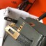 Hermes Mini Kelly 20cm Bag In Canopee Clemence Leather