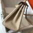 Hermes Mini Kelly 20cm Bag In Beige Clemence Leather