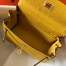 Hermes Mini Kelly 20cm Bag In Yellow Clemence Leather