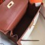 Hermes Kelly 28cm Sellier Bag In Canvas With Barenia Leather