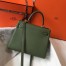 Hermes Kelly 28cm Retourne Bag In Canopee Clemence Leather 