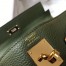 Hermes Kelly 28cm Retourne Bag In Canopee Clemence Leather 