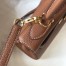 Hermes Kelly 28cm Retourne Bag In Gold Clemence Leather