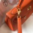 Hermes Kelly 28cm Retourne Bag In Orange Clemence Leather