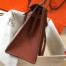 Hermes Kelly 32cm Sellier Bag In Canvas With Barenia Leather