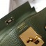 Hermes Kelly 32cm Retourne Bag In Canopee Clemence Leather