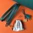 Hermes Kelly 32cm Retourne Bag In Malachite Clemence Leather