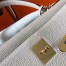 Hermes Kelly 32cm Retourne Bag In Pearl Grey Clemence Leather