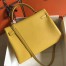 Hermes Kelly 32cm Retourne Bag In Soleil Clemence Leather