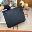 Hermes Kelly Depeches 36 Monochrome Briefcase in Clemence Leather